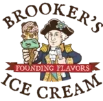Brooker's Founding Flavors Ice Cream, Saratoga Springs UT logo